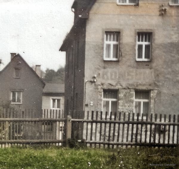 Neue Straße 27 in Einsiedel um 1960, vormals Reichel-Schuster