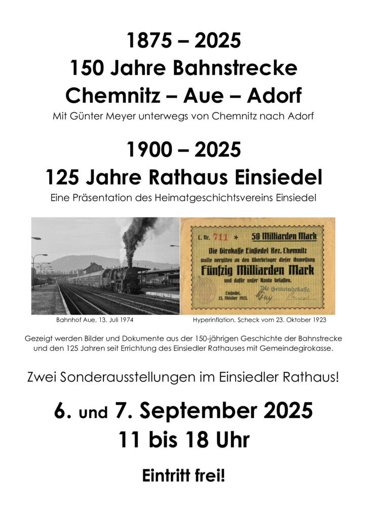 Ausstellungen im Einsiedler Rathaus