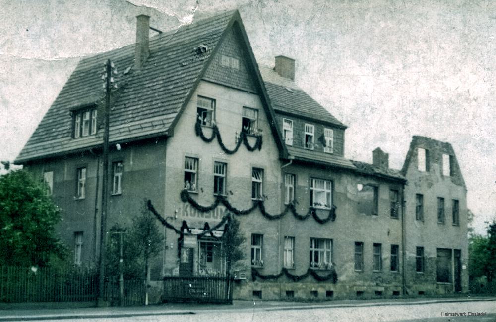 Neue Straße 27–29 in Einsiedel 1955