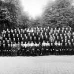 Belegschaftsfoto des Einsiedler Brauhauses 1935