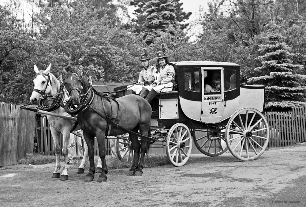 Postkutsche zur 725-Jahr-Feier, Einsiedel 1980